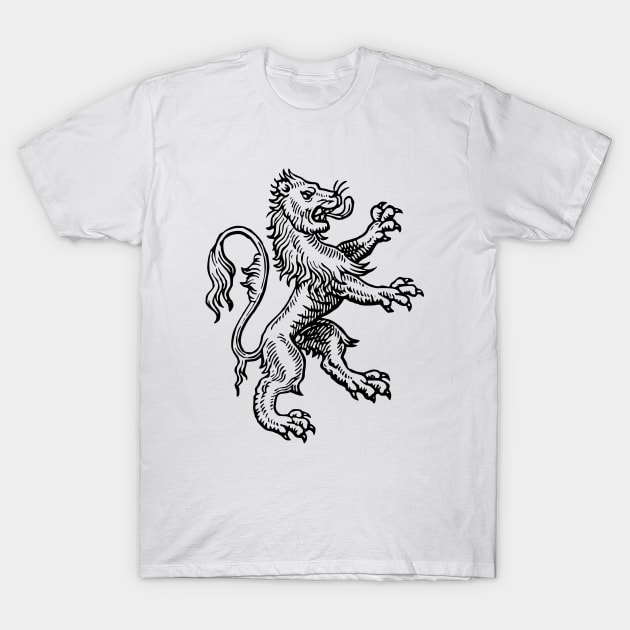 Heraldic Lion T-Shirt by Vintage Boutique